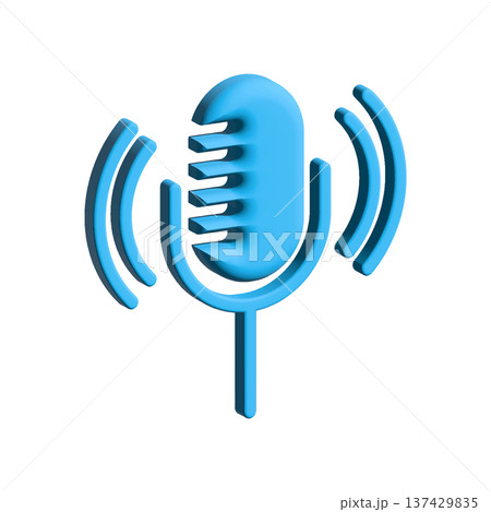 Mic icon design template Mic icon design template 137429835