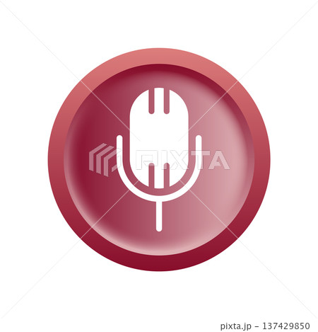 Mic icon design template Mic icon design template 137429850