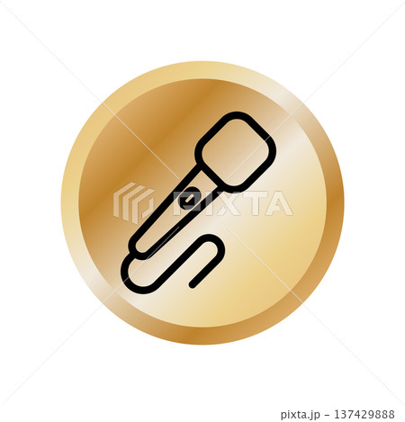 Mic icon design template Mic icon design template 137429888