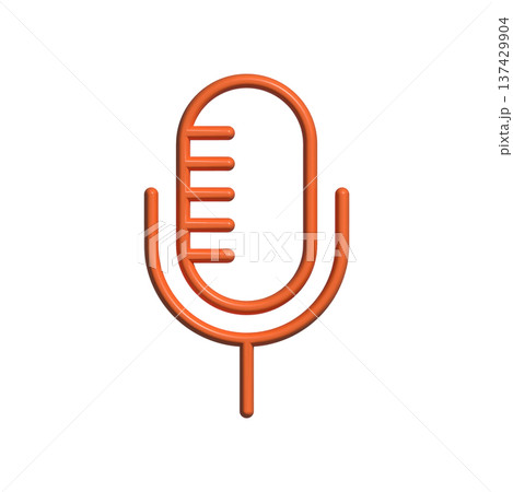 Mic icon design template Mic icon design template 137429904