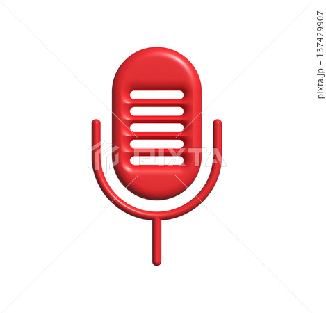 Mic icon design template Mic icon design template 137429907