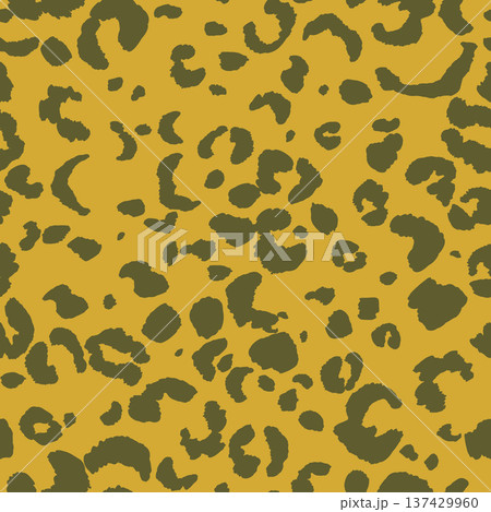 Abstract modern leopard seamless pattern. Animals trendy background. Color decorative vector stock illustration for print, card, postcard, fabric, textile. Modern ornament of stylized skin Abstract modern leopard seamless pattern. Animals trendy background. Color decorative vector stock illustration for print, card, postcard, fabric, textile. Modern ornament of stylized skin 137429960