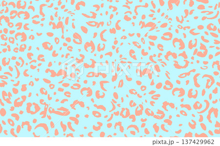 Abstract modern leopard seamless pattern. Animals fashion trendy background. Color decorative vector illustration for print, fabric, textile. Modern ornament of stylized skin Abstract modern leopard seamless pattern. Animals fashion trendy background. Color decorative vector illustration for print, fabric, textile. Modern ornament of stylized skin 137429962