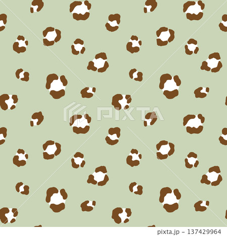Abstract modern leopard seamless pattern. Animals fashion trendy background. Color decorative vector illustration for print, fabric, textile. Modern ornament of stylized skin Abstract modern leopard seamless pattern. Animals fashion trendy background. Color decorative vector illustration for print, fabric, textile. Modern ornament of stylized skin 137429964