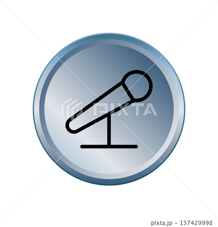 Mic icon design template 137429998