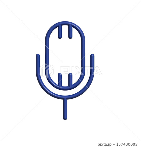 Mic icon design template Mic icon design template 137430005