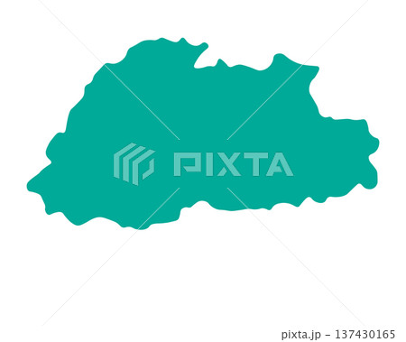 Map of Butane, sign silhouette. World Map Globe. Vector Illustration isolated on white background. Asian continent Map of Butane, sign silhouette. World Map Globe. Vector Illustration isolated on white background. Asian continent 137430165