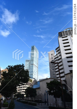 あべのハルカスと青空 あべのハルカスと青空 137431264