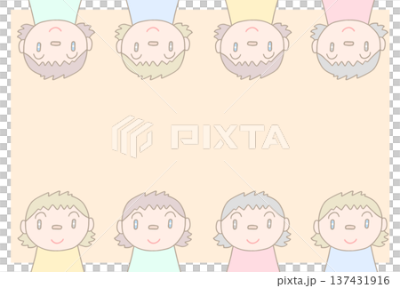 ポストカード用イラスト - 少女・こども・カラフル ポストカード用イラスト - 少女・こども・カラフル 137431916