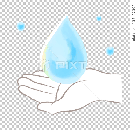 Watercolor illustration of a lovely hand-wrapped gift Watercolor illustration of a lovely hand-wrapped gift 137432303