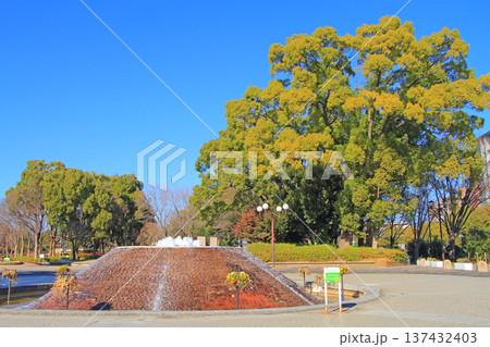 愛知県名古屋市、名城公園の風景 137432403