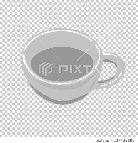 Illustration of a cup of coffee Illustration of a cup of coffee 137432899