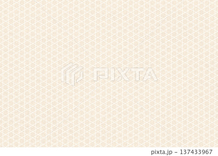 繊細な淡い茶色の模様に薄黄色の籠目柄を重ねた背景画像 繊細な淡い茶色の模様に薄黄色の籠目柄を重ねた背景画像 137433967