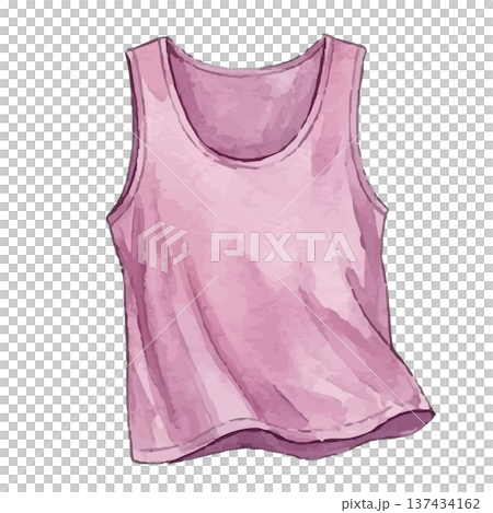 水彩風格內衣插畫 137434162