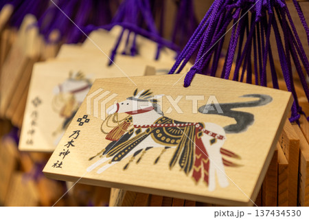 乃木神社 8月 絵馬 乃木神社 8月 絵馬 137434530
