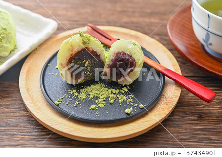 和菓子　うぐいす餅 137434901