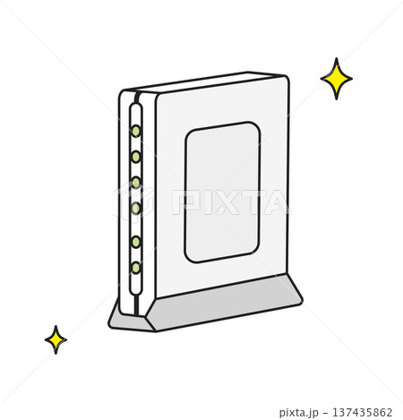シンプルなイラスト_修理されたルーター シンプルなイラスト_修理されたルーター 137435862