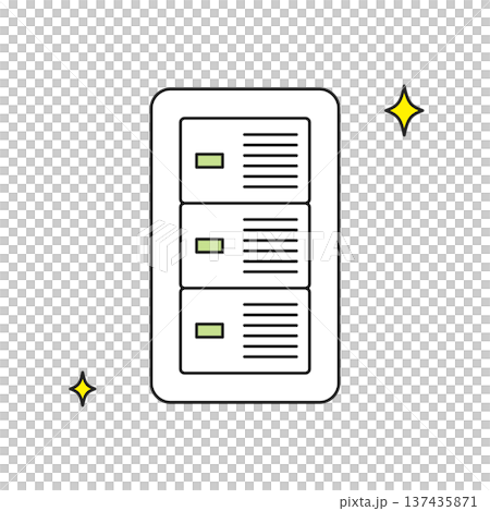 シンプルなイラスト_修理された室内灯のスイッチ 137435871
