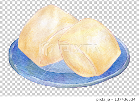 水彩插畫,手繪饅頭 水彩插畫,手繪饅頭 137436334