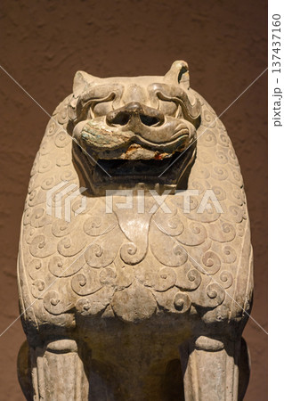 Exhibition of ancient stone carving art in Luoyang Museum in Henan province, China Exhibition of ancient stone carving art in Luoyang Museum in Henan province, China 137437160