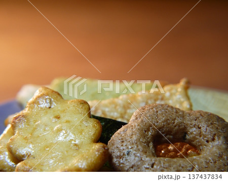 和菓子のアップ画像 137437834
