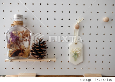 有孔ボードとハーバリウム 有孔ボードとハーバリウム 137438130