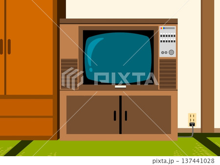 ブラウン管テレビの有る部屋 137441028