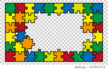 パズルのフレーム パズルのフレーム 137441751