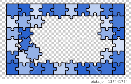 パズルのフレーム パズルのフレーム 137441754