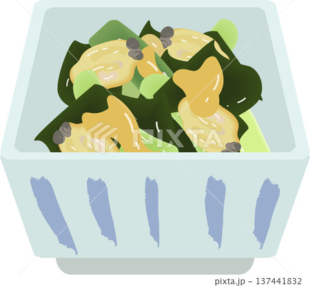 あさりとわかめのぬた 137441832