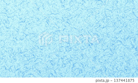 ざらざらした和紙風の背景素材 16:9サイズ 夏を感じる水色 137441875