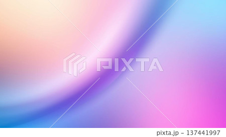 カラフルグラデーション背景 137441997