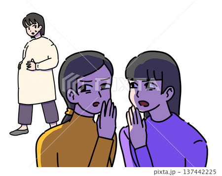 マタニティハラスメント（ひそひそ話） 137442225