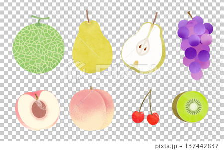 果物カットイラスト 137442837