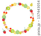 フルーツのフレーム 137443054