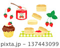 いちごのカットイラスト 137443099