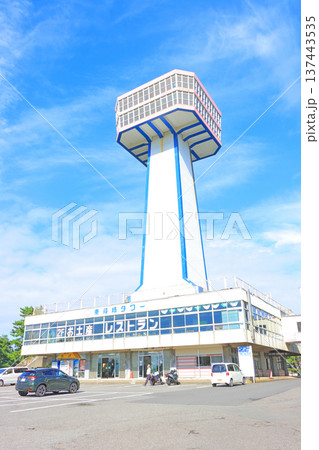 福井県坂井市、東尋坊タワーの風景 福井県坂井市、東尋坊タワーの風景 137443535