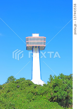 福井県坂井市、東尋坊タワーの風景 137443538