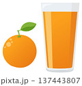オレンジジュース 137443807
