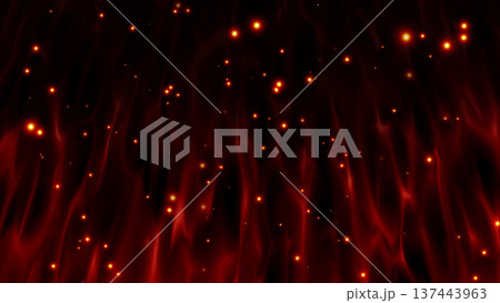 Glitter particle fractal noise background red 137443963