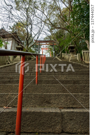 日本の岡山県笠岡市の古城山の美しい風景 日本の岡山県笠岡市の古城山の美しい風景 137444057