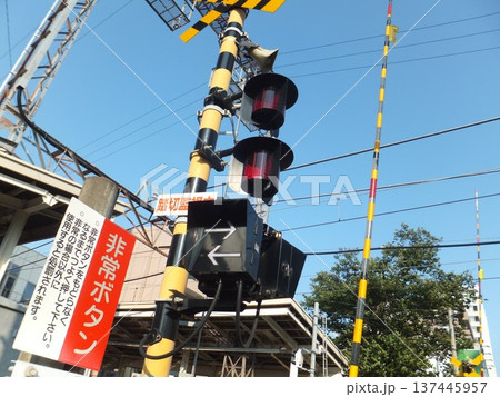 小田急線の遮断機 小田急線の遮断機 137445957