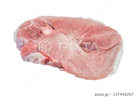 Raw bone in pork shoulder whole cut isolated on white background fresh marbled meat for barbecue smoking roasting and slow cooked recipes Raw bone in pork shoulder whole cut isolated on white background fresh marbled meat for barbecue smoking roasting and slow cooked recipes 137446207