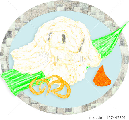 鱧の湯引きのイラスト 137447791
