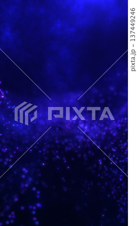 Deep blue cosmic particle field with glowing dots and atmospheric depth, forming an abstract space background with calm futuristic energy Deep blue cosmic particle field with glowing dots and atmospheric depth, forming an abstract space background with calm futuristic energy 137449246