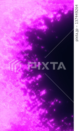 Bright pink cosmic nebula texture forming a glowing border with dark copy space, abstract plasma cloud and particles background Bright pink cosmic nebula texture forming a glowing border with dark copy space, abstract plasma cloud and particles background 137449264