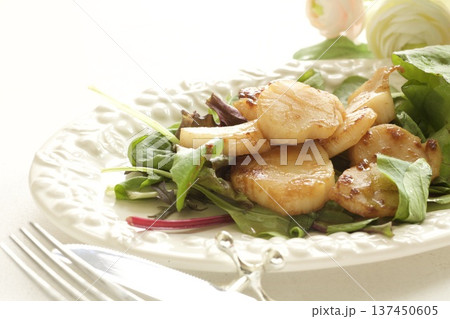 ホタテのバター焼き 137450605