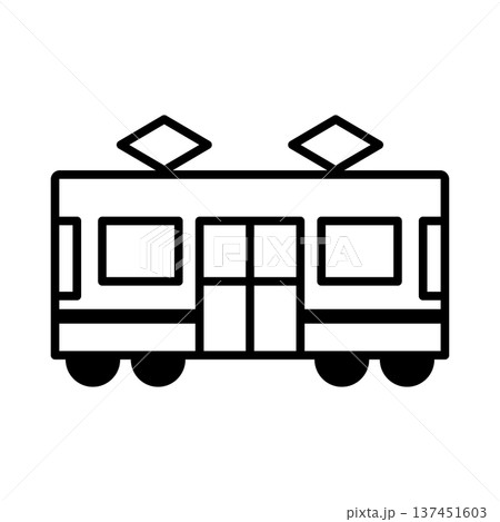 福利厚生アイコン 電車 バス 通勤補助 福利厚生アイコン 電車 バス 通勤補助 137451603