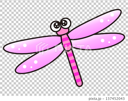 蜻蜓插圖素材 4 137452043