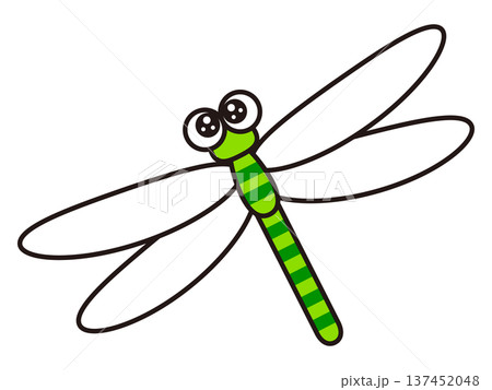 トンボのイラスト素材 137452048